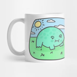 Angry round boy Mug